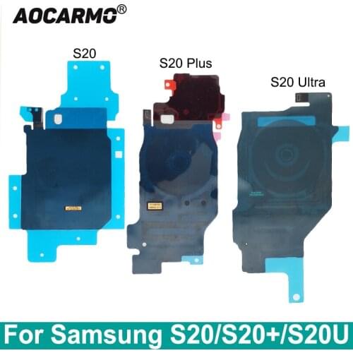 Aocarmo For Samsung Galaxy S20 S20+ Plus S20U Ultra Wireless Charging Module Ribbon Flex Cable Replacement
