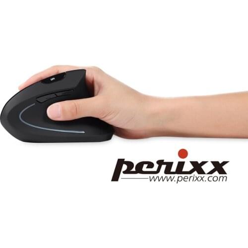 Original Germany Perixx PERIMICE 713 Wireless Vertical Ergonomic Mouse Anti Mouse Hand