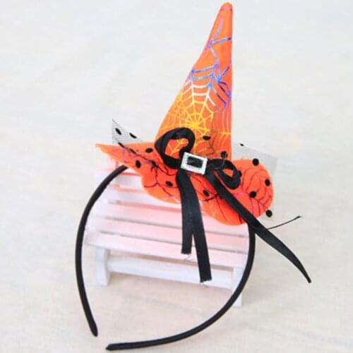 Halloween Hat Hair Band, Mini Witch Cap Bar Dress Up Halloween Performance Props Stage