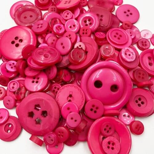 Mix size 50 Gram DIY Making Hand Knitting dolls clothing Buttons Resin Promotions Mixed Sewing Scrapbook PT219