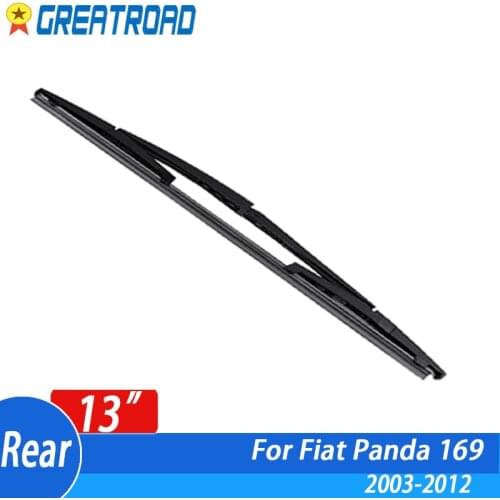 Wiper 13" Rear Wiper Blade For Fiat Panda 169 2003-2012 Windshield Windscreen Rear Window