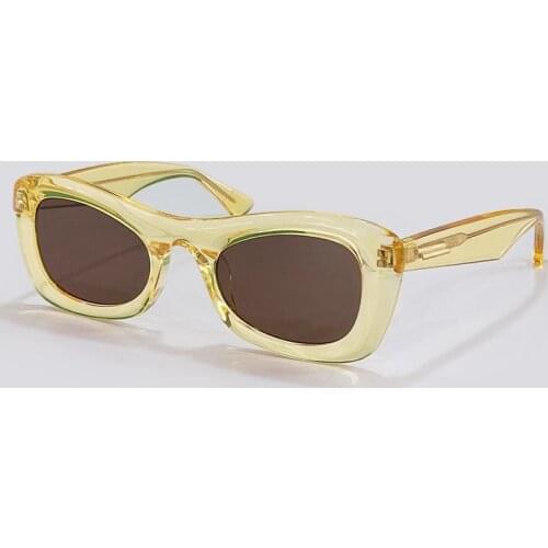 Irregular Polygon Small Square Sunglasses For Women Vintage Brand Sun Glasses Female UV400