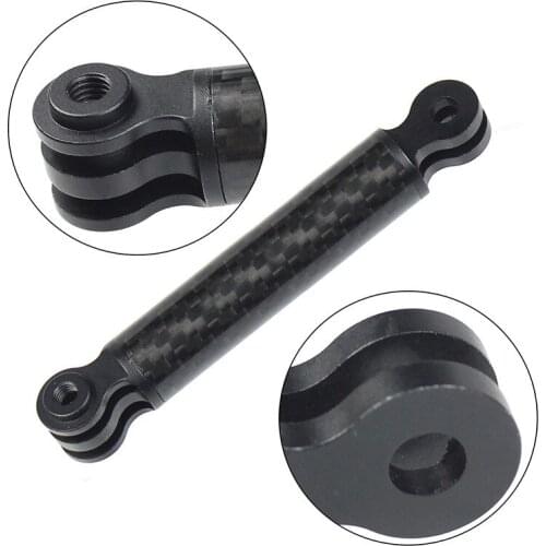 Extension Arms Helmet Extension Arms Carbon Fiber Rod Lengthen For GoPro Hero 9 8 Insta360 One R Brackets Camera Accessories New