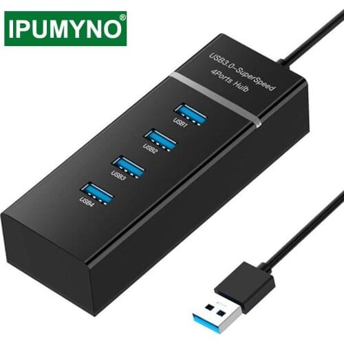 USB C HUB 3.0 3.1 Multi Type-C 4 Port LED For MacBook Air Pro Computer PC Notebook Laptop Accessories OTG Adapter Splitter
