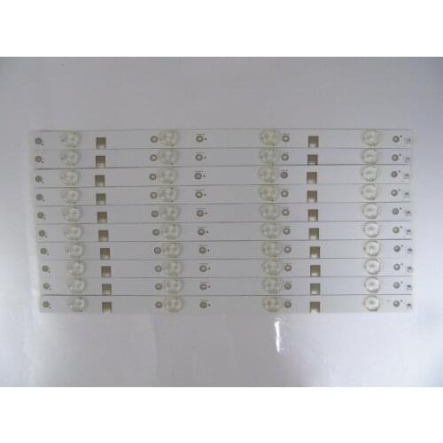 1set=10Pieces LED Backlight strip 4 lamp For 43N1 43U1 Light Bar CH43L43A-V01/V02/V04 DSBJ-WG