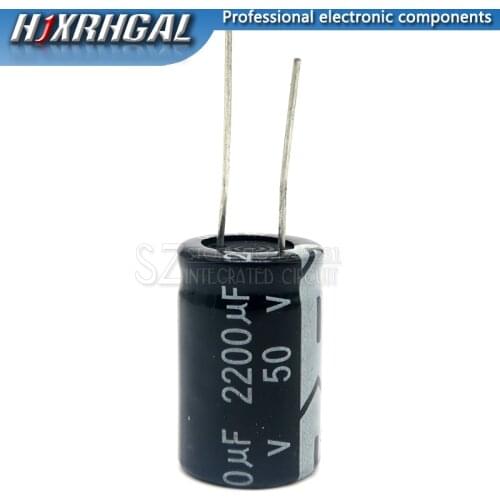 1PCS 50V2200UF 16*25mm 2200UF 50V Electrolytic capacitor