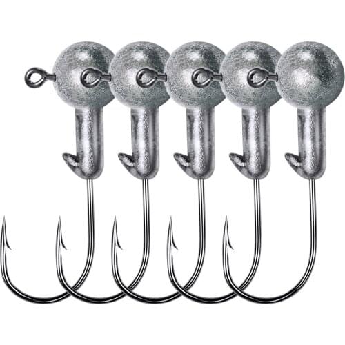 1pack 1g 3g 5g 7g 9g 12g 16g 20g 25g 28g crank Jig head hook fishing hook head Jig lure hard bait soft worm jig hook for fishing