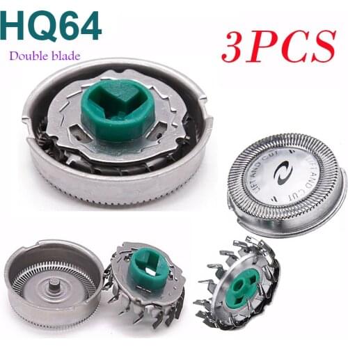 3PCS Electric Razor Blade Replacement Head HQ64 For Philips Electric Shaver HQ6070 HQ54 HQ6073 HQ7310 PT720 PT710 HQ7325 HQ7340