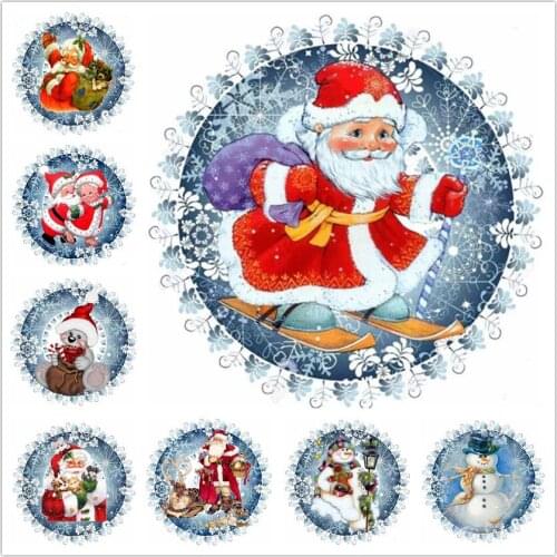 5d diamond embroidery full set Santa Claus 5d diamond mosaic sale Christmas 5d diamond painting full square/round Christmas gift