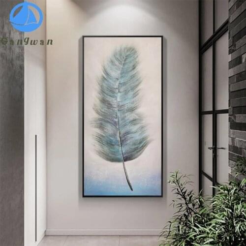 Diamond Painting Abstract art, feathers Full Drill Square DIY Diamond Embroidery Cross Stitch Mosaic round Rhinestone Home Decor