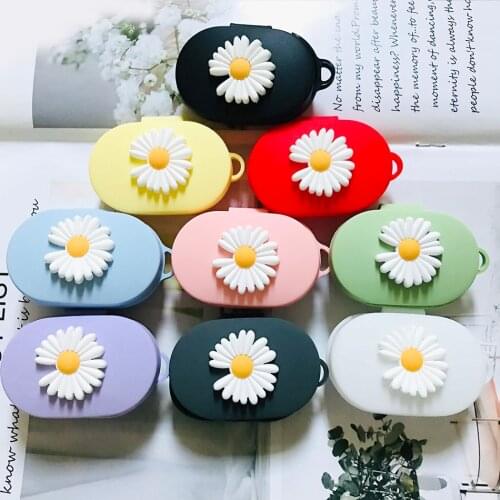 Fundas for Xiaomi Redmi AirDots 2 Case fashion daisy flower Silicone Earphone Cover for Redmi AirDots S /AirDots2 Cover