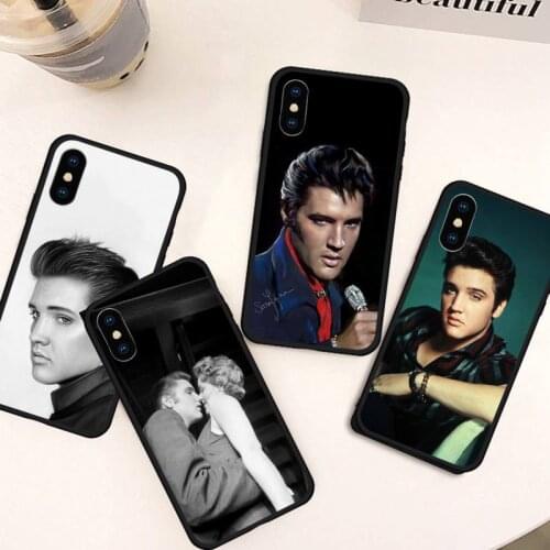 Elvis Presley Kiss famous singer Phone Case for iPhone 11 12 pro XS MAX 8 7 6 6S Plus X 5S SE 2020 XR