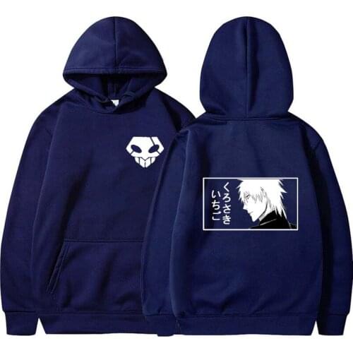 Top Tee Bleach Anime Hoodie Long Sleeve Cool Style Fall Man and Women Teenagers Plus Size Sweetshirts