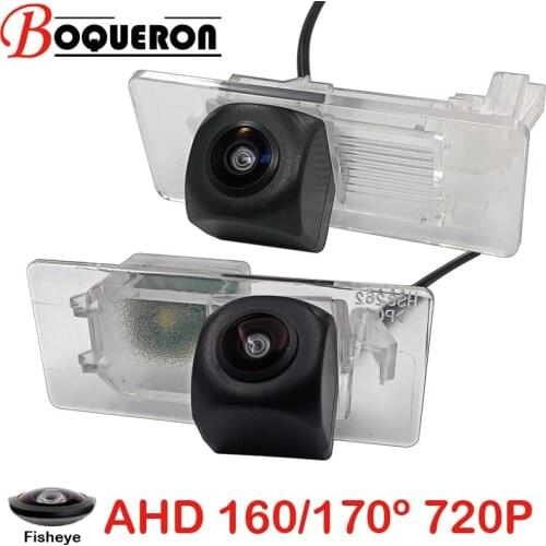 Fisheye 170 Degree 720P HD AHD Car Vehicle Rear View Reverse Camera For Skoda Yeti Karoq Kodiaq For SEAT Ibiza ST Alhambra 7N
