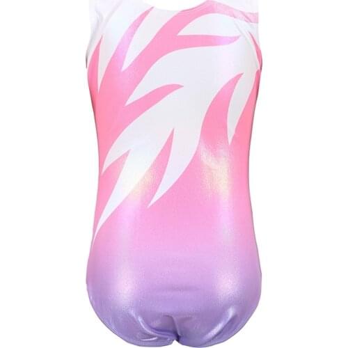 Children Girls Sleeveless Ballet Practice Dance Wear Gymnastics Body Suits Gym Clothes for Kids Jumpsuit Hot Sell