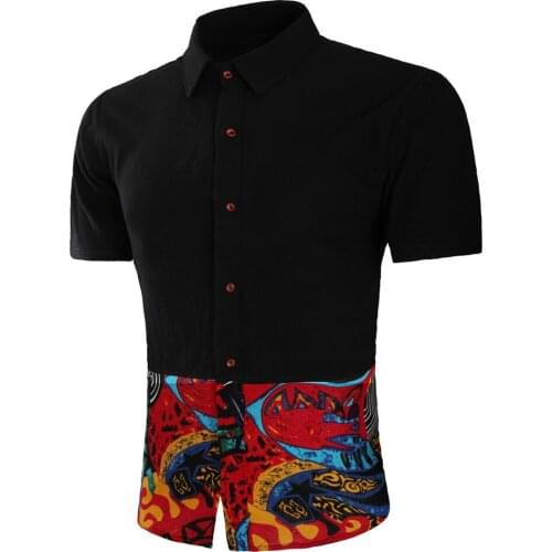 LIBIELIY Men's Beach (Hawaiian) Shirts