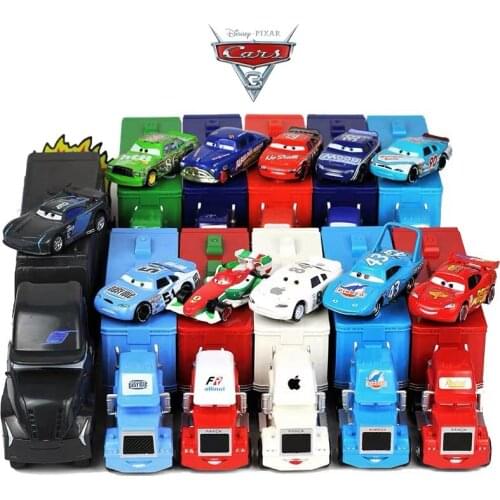 Disney Pixar Cars 3 Toy Lightning The King McQueen 1:55 Diecast Metal Alloy Model Car Toys For Boys Childrens Birthday Gift