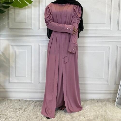 Muslim Kimono Femme Musulmane Cardigan Caftan Open Abaya Dubai Turkey Islam Marocain Kaftan Abayas For Women Robe Longue Morocco