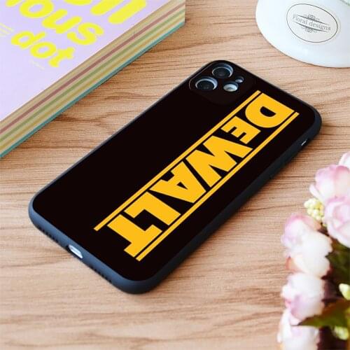 For iPhone Power Tools Print Soft Matt Apple iPhone Case 6 7 8 11 12 Plus Pro X XR XS MAX SE