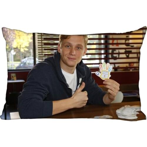 New Matthias Schweighöfer Pillow Case Custom Wedding Decorative Pillowcase Cover Cases Gift Zippered Rectangle Pillow Case 10-10