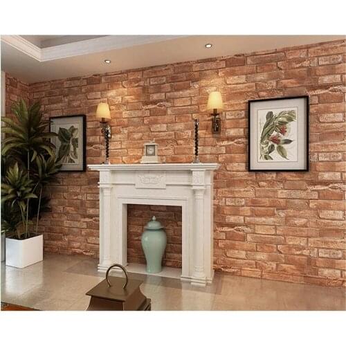 Beibehang Fashion personality wallpaper 3D brick Chinese papel de parede 3d wallpaper living room background wall clothing store