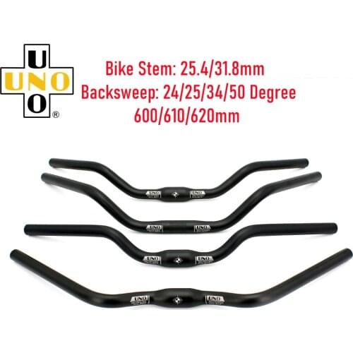 UNO Bicycle Swallow Shaped MTB Bike Handlebar M Type 25.4/31.8x600/610/620mm Road Bike Handlebar Accessories