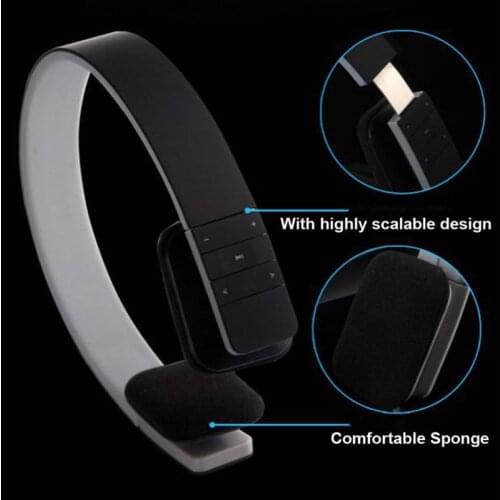 Shoumi Smart Wireless Headphone Bluetooth Stereo Headset with MIC Support Stereo Audio Handsfree for Xiaomi Mobile Phone Tablet