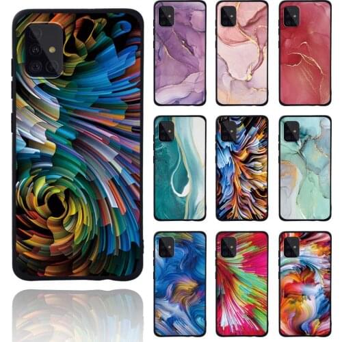 Silicone Smart Phone Case for Samsung Galaxy A10 /A20E /A30S /A40 /A50 /A50S /A70/A70S /A51/A71 Anti-fingerprint Protective Film
