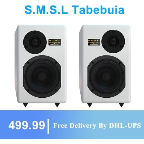 SMSL Tabebuia 10th anniversary HIFI speaker wind Suzuki speaker specially designed wavecor bass unit speaker SP200 M200 SU-9