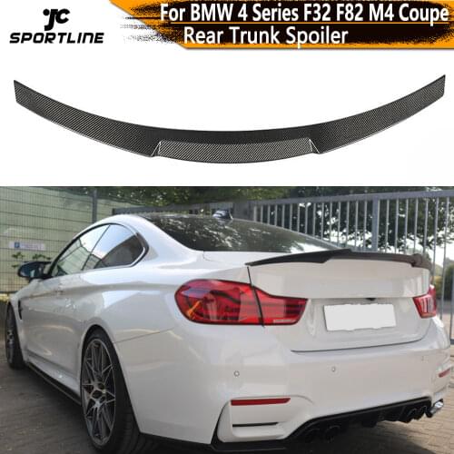 Carbon Fiber Rear Trunk Spoiler for BMW 4 Series F82 M4 Coupe 2014 - 2019 Rear Wing Spoiler Boot Lid
