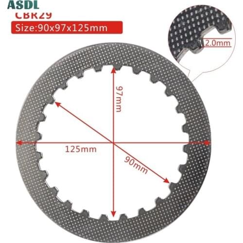 1pcs Motorcycle Steel Clutch Plate Clutch Lining For Honda CB400N CB450S CB400 CBR400 NC29 CB500 CBF500 CB CBR 400