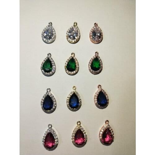 Emmaya Teardrop Accessories Fashion Zircon Necklaces & Dazzling Multicolors Pendant Necklace For Women