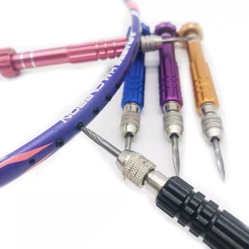 Powerti 1PC Badminton Grommets Tools Thread Turning Pin Stringing Machine Badminton Racket Tools Accessory Tool