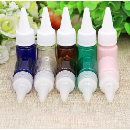 10/50/100pcs PET mini DIY 5ml Sharp mouth Plastic Clean bottle split Essence Refillable Container Eye Cream Packing Sub bottling