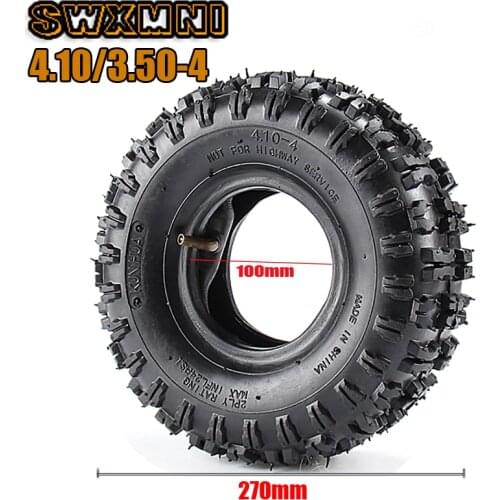 4.10/3.50-4 410/350-4 ATV Quad Go Kart 47cc 49cc 4.10-4 Tire inner tube Fit All Models 3.50-4 4"