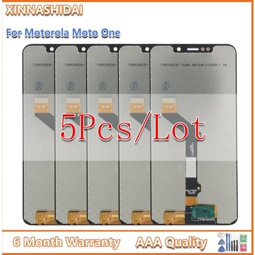5PCS LCD For Motorola Moto One P30 Play Display Assemble XT1941-1 XT1941-3 XT1941-4 LCD Display Touch Screen