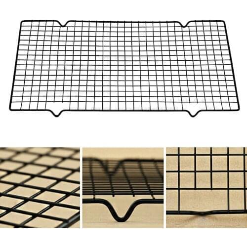 Nonstick High Carbon Steel Cake Cooling Grid Rack Net Cookies Biscuits Bread Muffins Drying Holder Kitchen Baking Tray Tools