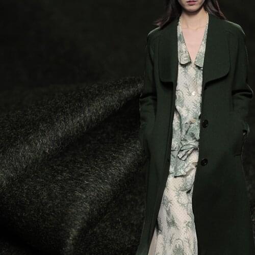 White waxberry Dark Green Cashmere Wool Overcoating Fabric Garment Materials Winter Overcoat Suits DIY Sewing Cloth Freeshipping