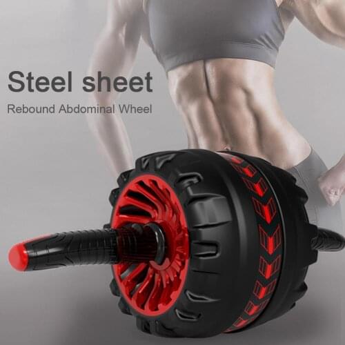 No Noise Sports Abdominal Muscle Wheel Trainer Roller Workout Training Equipment rueda abdominal academia equipamento home gym