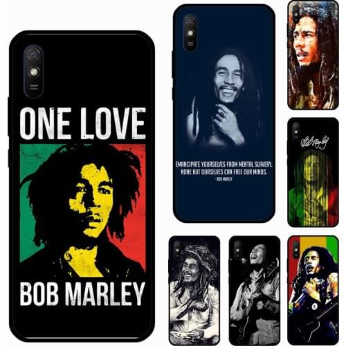 Bob Marley For Xiaomi Redmi Note 10 Pro 9S 8T Note8 Note9 Pro Case For Redmi 9 9A 8A 7A 9C 9T Cover