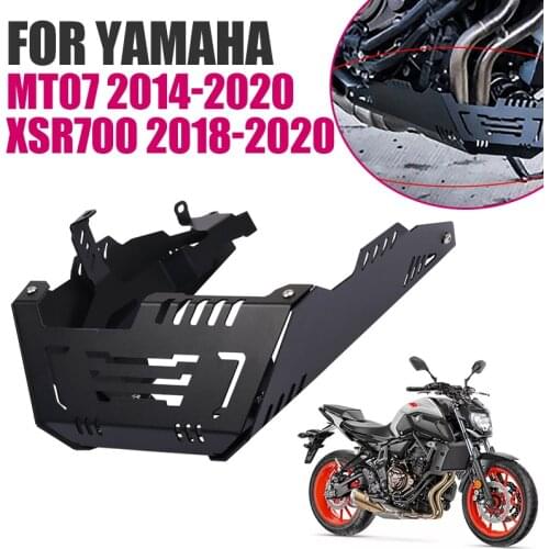 For Yamaha MT 07 MT07 XSR700 XSR 700 2020 Motorcycle Skid Plates Under Engine Base Chassis Guard Panel Belly Pan Cover Protector