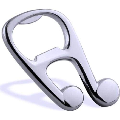 Eco-Friendly Musical Note Shape Bottle Opener Zinc Alloy Metal Made Beer Opener Small Wedding Gifts for Guests Kitchen Gadgets