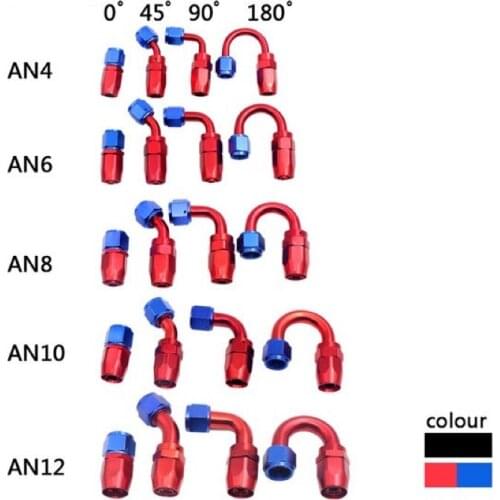 Fuel Gas Aluminum Alloy Oil Hose End Adapter Fitting Hose For AUDI A3 GOLF 7 BMW E60 BMW F30 CIVIC HONDA BMW F10 TOYOTA GOLF 4