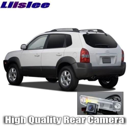 LiisLee Car Reversing image Camera For Hyundai Tucson JM 2004~2010 High Quality Night Vision HD WaterProof Rear View back up CAM