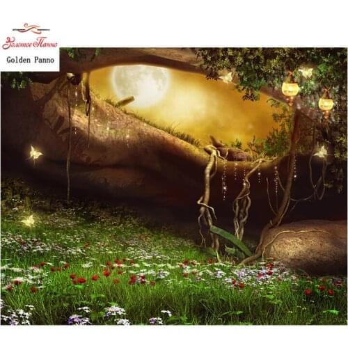 Golden Panno,Needlework,DIY DMC Cross stitch,Sets For Embroidery kit 14ct unprinted outside world cross-Stitching,christmas 0125