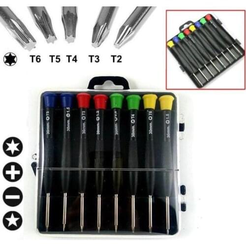 Screwdriver set 8 pcs repair screwdriver professional watch repair watchmakers Repair Tool hand remover electronic product team