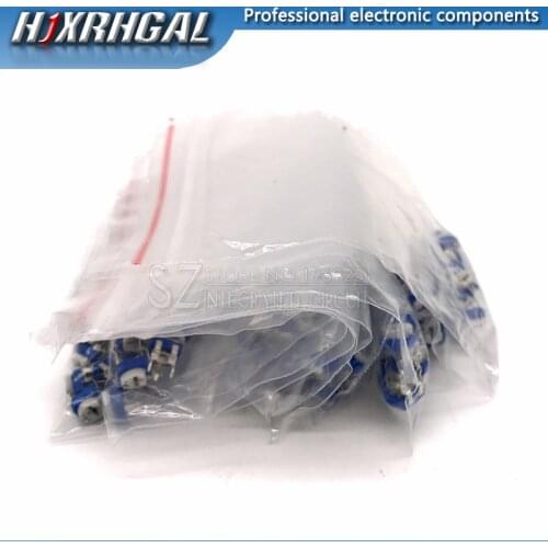 13valuesX10pcs=130pcs Trimming Potentiometer RM-065 100ohm-1Mohm RM065 Variable Resistors component diy kit new hjxrhgal