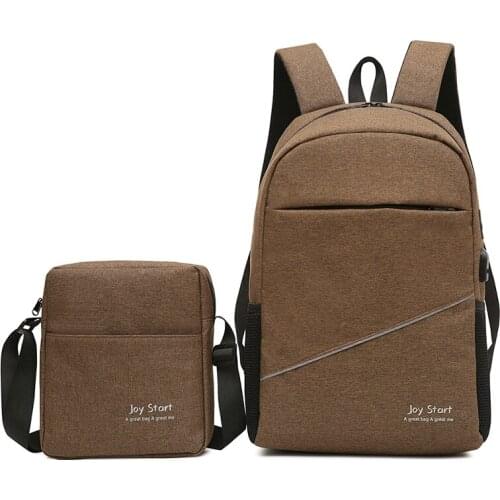 Backpack mens multifunctional explosion style simple leisure travel Korean laptop bag school bag