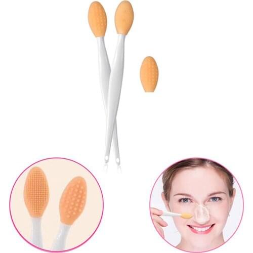 Nose Cleaning Brush Silicone Blackhead Cleaning Brush Blackhead Remover Brush Nose Blackhead Cleaning Brush Beauty Makeup Tools