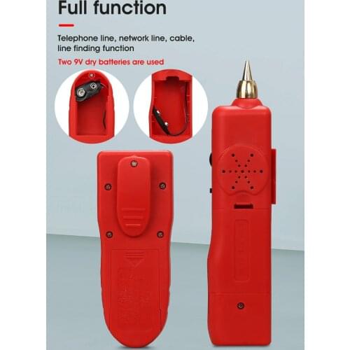 Free shipping RJ11 RJ45 Crimper Cat5 Cat6 LAN Network Cable Tester Telephone Wire Tracker Three colors available